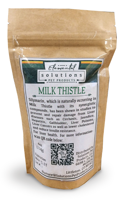 Solutions Pet Products Supplement | Milk Thistle 4oz