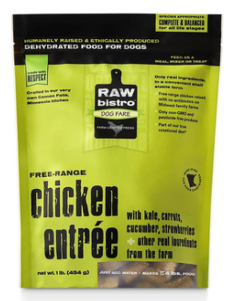 Raw Bistro - Chicken Entree Dehydrated (1lb bag)