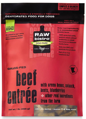 
            
                Load image into Gallery viewer, Raw Bistro - Beef Entree Dehydrated (1lb bag)
            
        