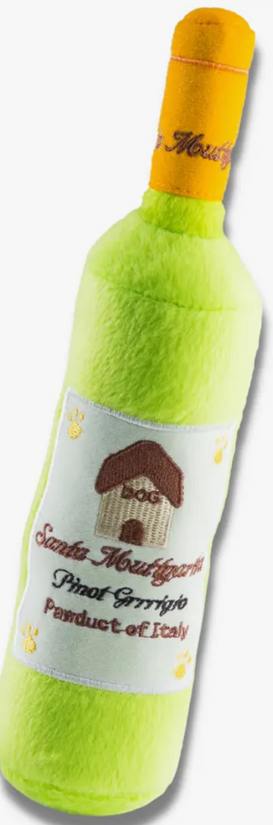 Haute Diggity Dog Santa Muttgarita Pinot Grrrigio - Wine Bottle Dog Toy