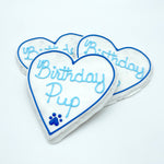 Furry Belly Bake Shop - Birthday Heart Crunchy Oat Cookie: Blue