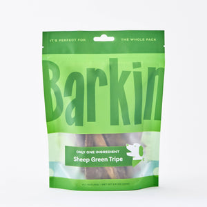 
            
                Load image into Gallery viewer, Barkin | Sheep Green Tripe Single Ingredient Dog Treat
            
        