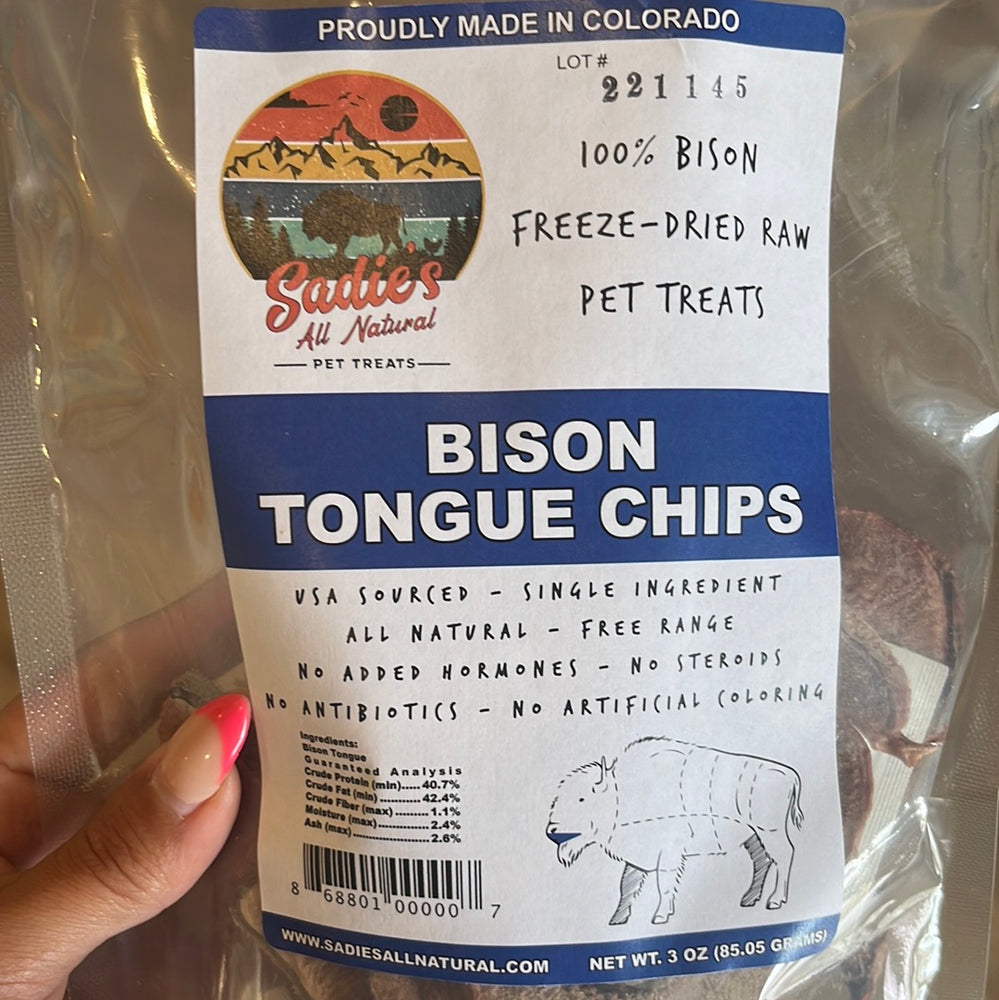 Sadie's Bison Tongue Chips